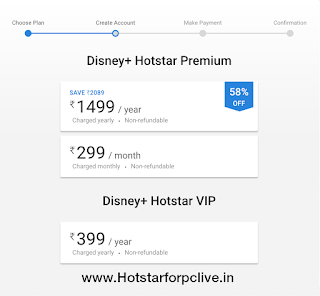 Disney + Hotstar Subscription Plans