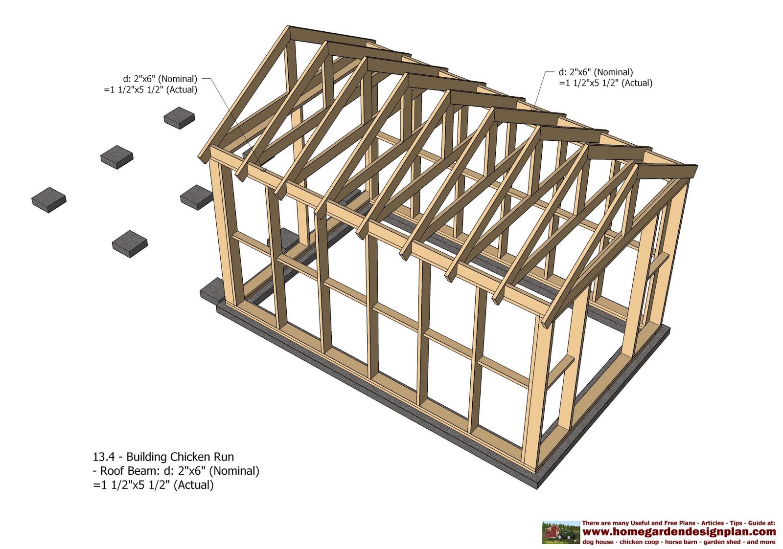 home garden plans: CB211 - Combo Chicken Coop Garden Shed ...