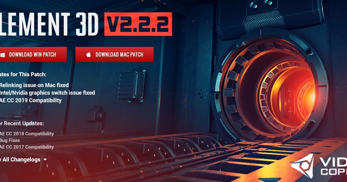 element 3d after effects 2019 free download