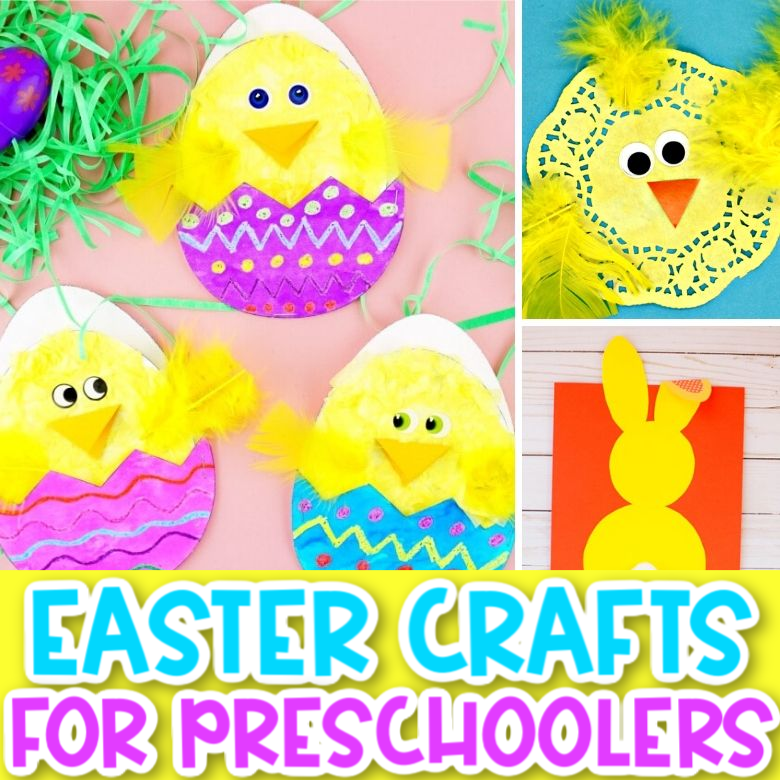 EASTER Scratch Art Fridge Magnets Bunny Egg Chicken Kids Craft Party Bag Fillers 