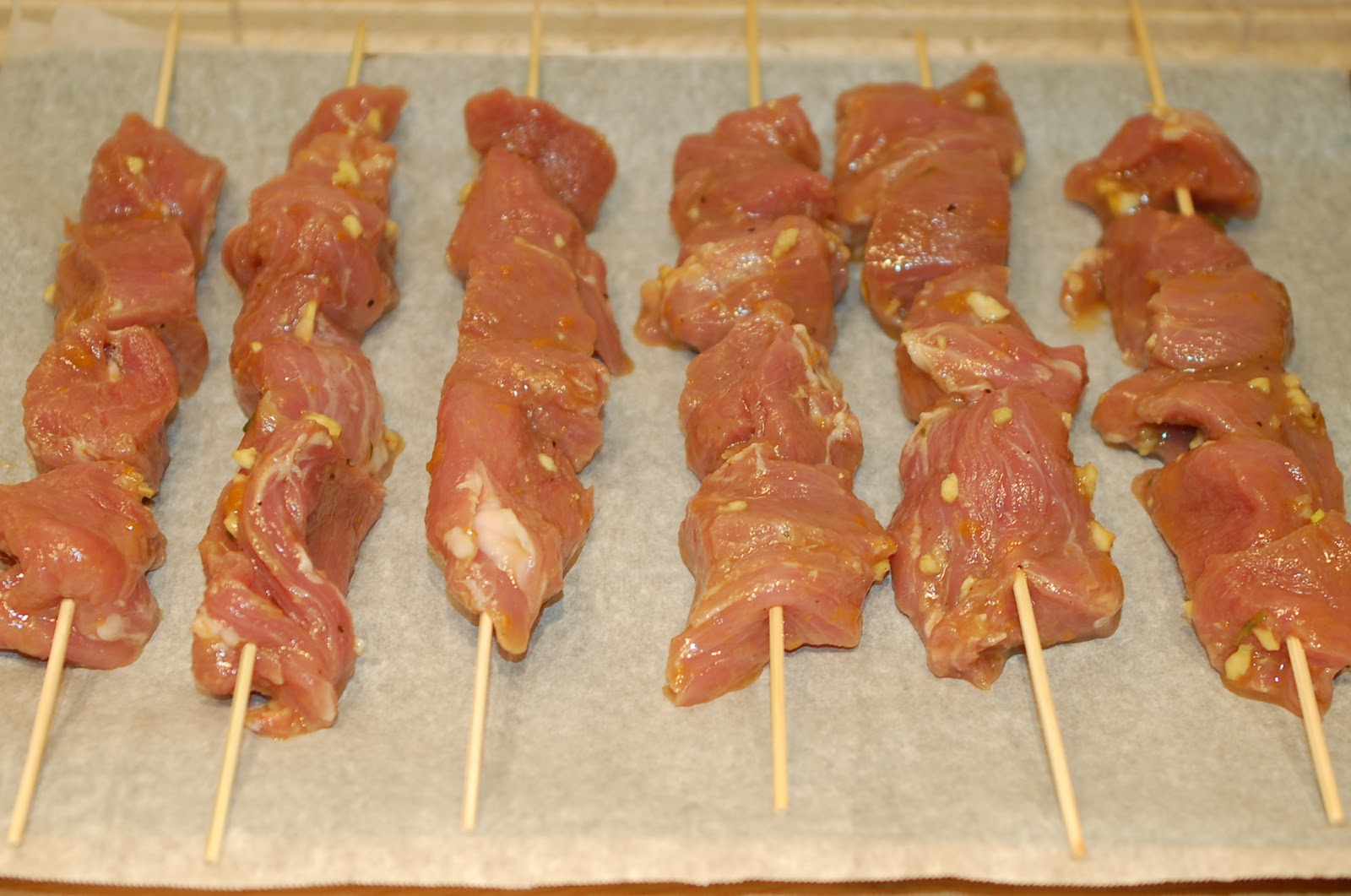Organic Way of Life Apricot Glazed Pork Kebabs