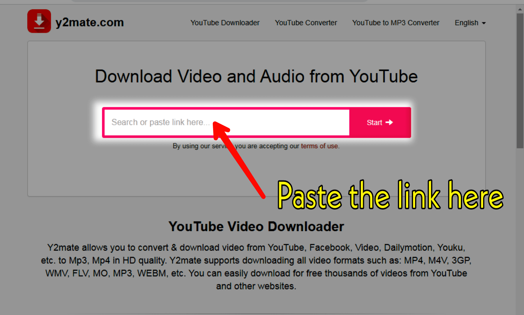 youtube downloader online y2mate