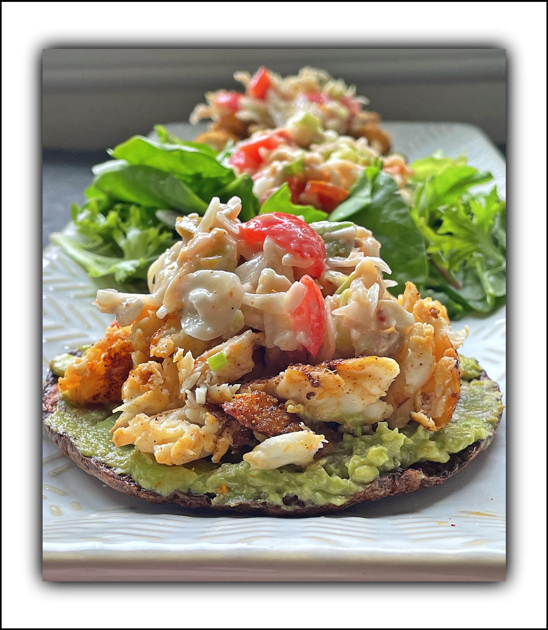 The Weekend Gourmet Fish Tostadas with RanchFeta Slaw...Featuring