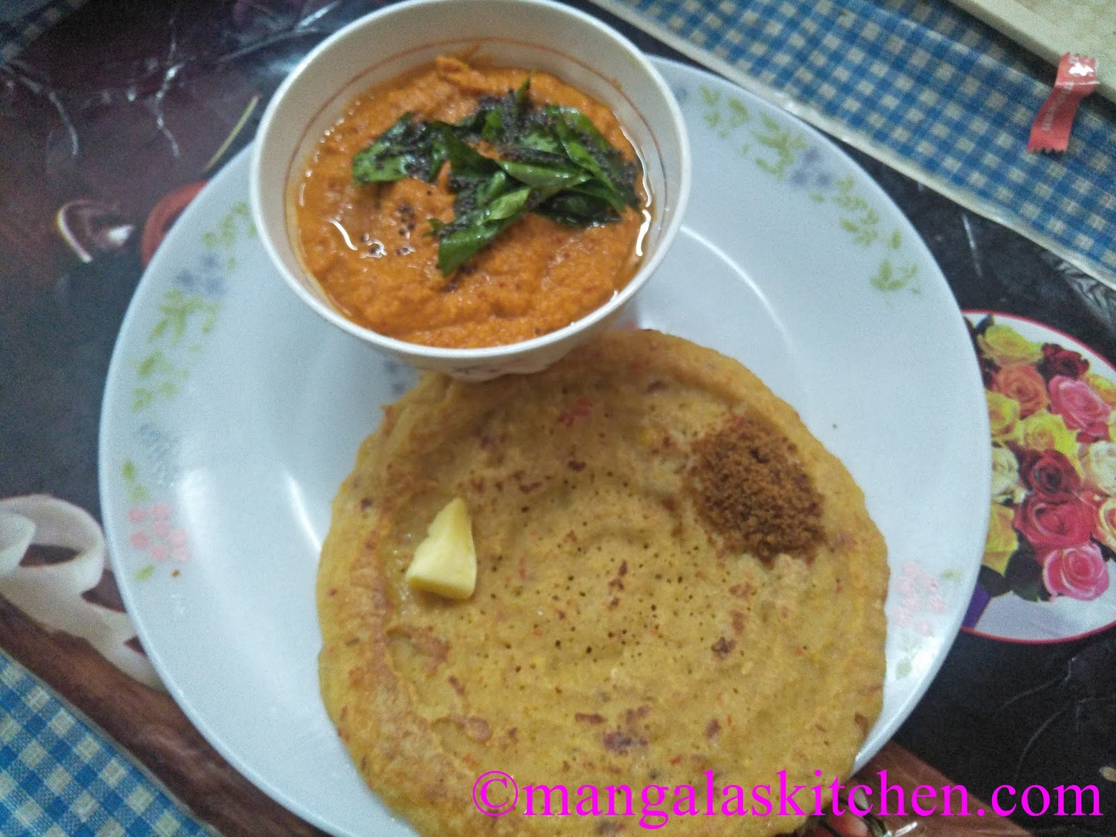 Coconut Gram Dal Chutney Side Dish for Adai, Dosa and Idli Mangala