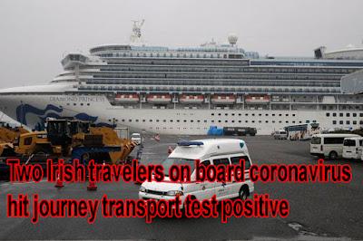 Two Irish travelers on board coronavirus-hit journey transport test positive 