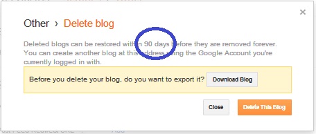Cara Menghapus atau Delete Blog