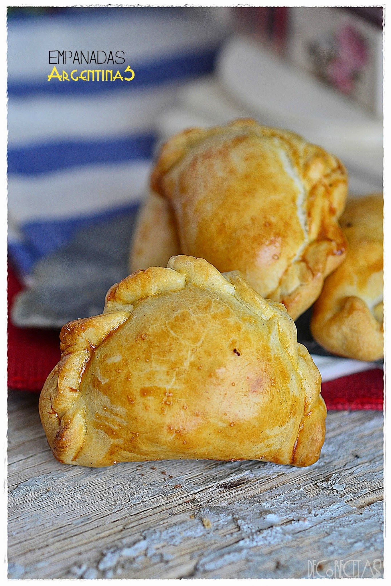 Empanadas argentinas de carne Receta masa empanadas DECORECETAS