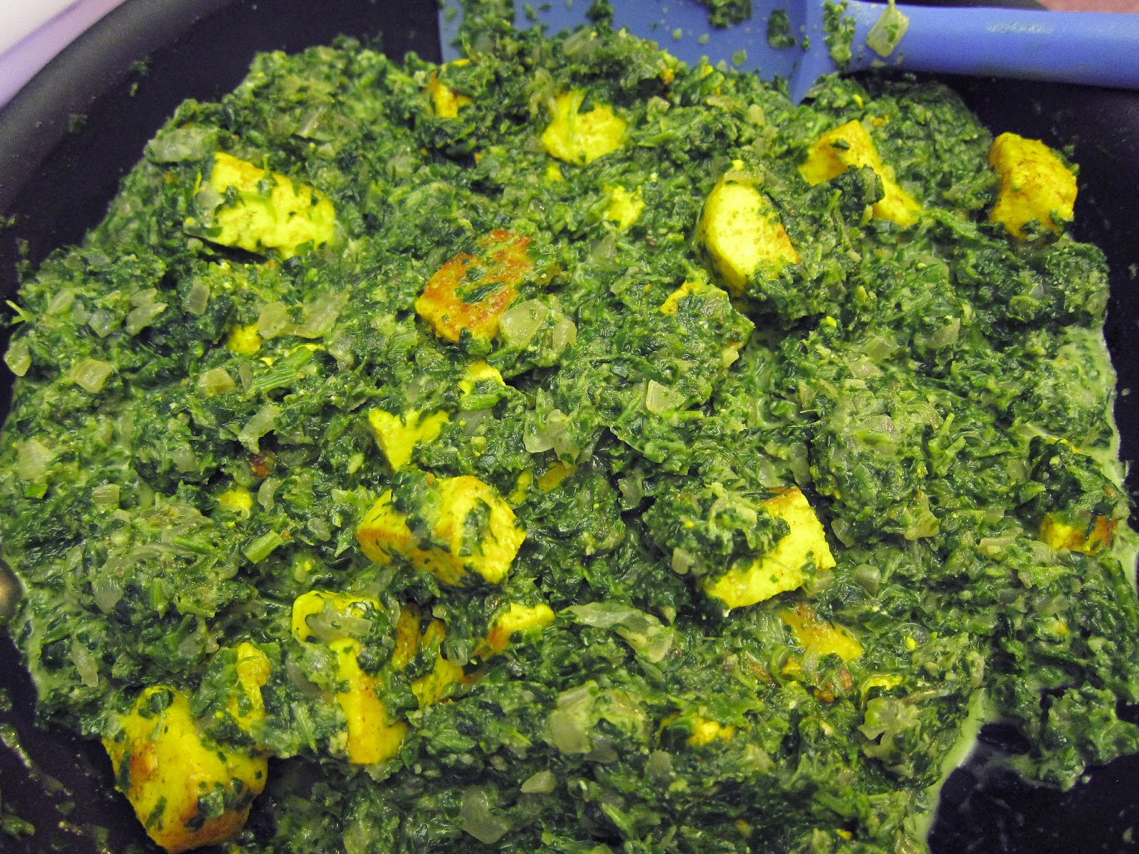 Bloatal Recall: Saag Paneer (Spinach with Indian Cheese)