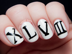 nail bowl nails roman xlviii numerals manicure opi nicole yoga base