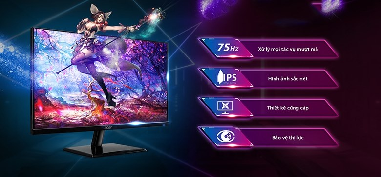 Màn hình máy tính Acer 75Hz EK241Y 23.8 inch Full HD Màn hình máy tính Acer 75Hz EK241Y 23.8 inch Full HD