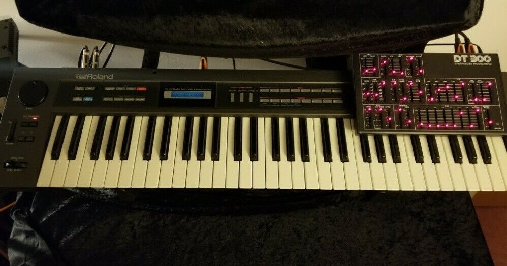 MATRIXSYNTH Roland Alpha Juno 2 Synthesizer with Dtronics DT300