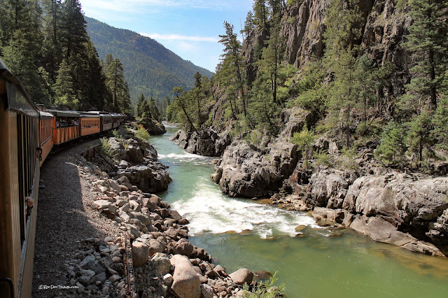 Durnango Silverton Railroad Colorado Rockies Rocky Mountains San Juan Mountains Animas River Geology