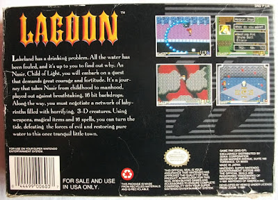 Lagoon - Caja NTSC USA detrás