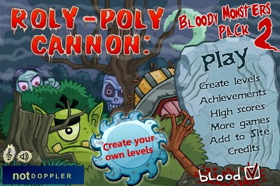 roly poly cannon: bloody monsters pack 2