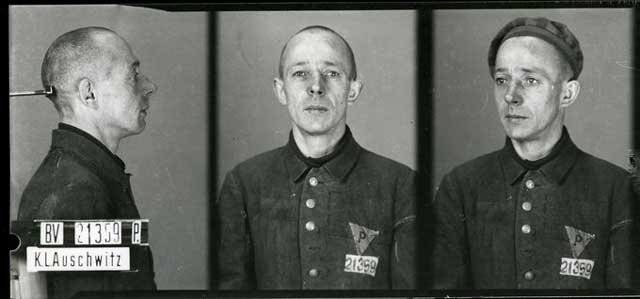 Auschwitz intake picture, 12 February 1942 worldwartwo.filminspector.com