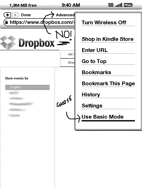 The Pensky File Using dropbox to wirelessly transfer files to your Kindle 2 for FREE