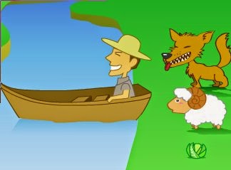 Wolf sheep cabbage
