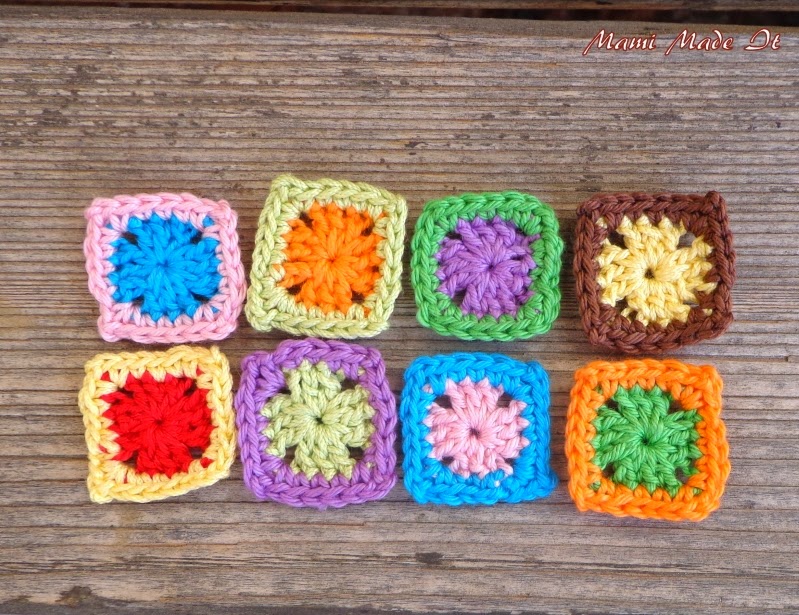 Mini Granny Squares by Mami Made It