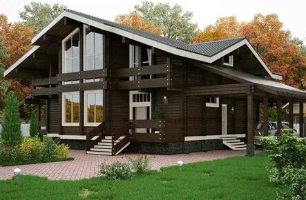 Chalet style houses beautiful projects