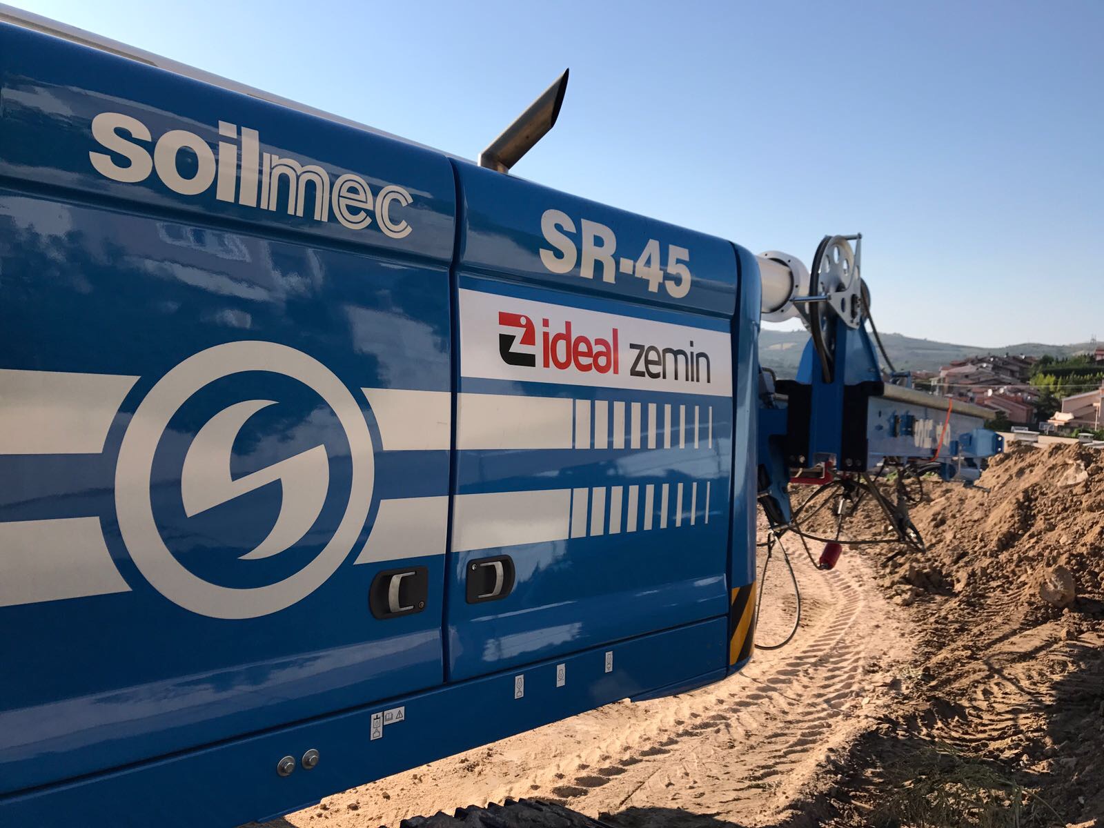 The New Soilmec SR-45 Piling Rig is in Turkey