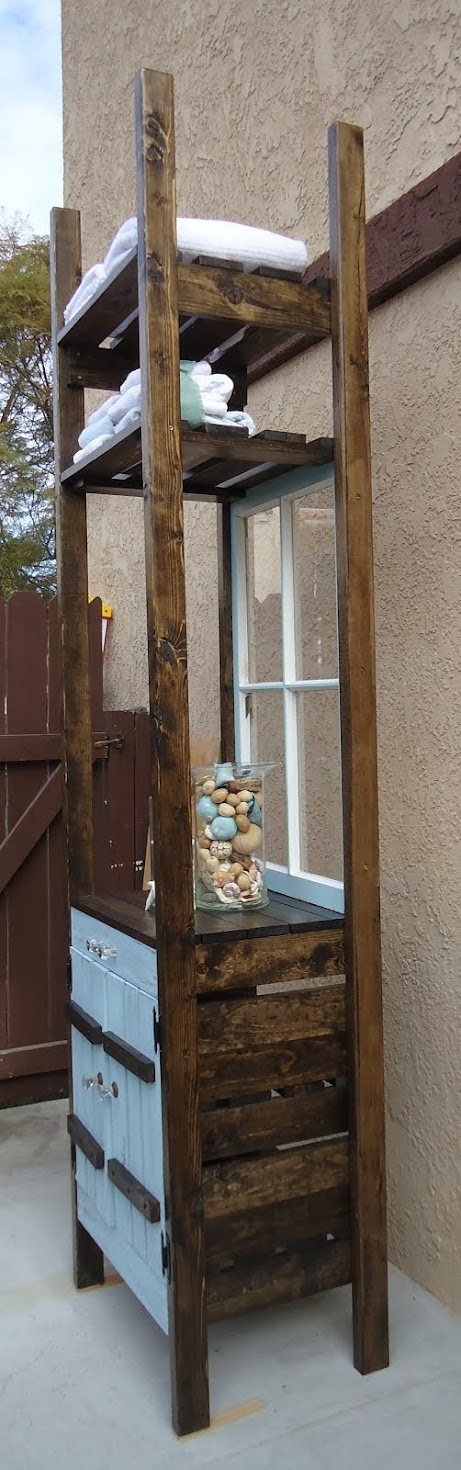 Bathroom Etagere in Tiffany Blue - SOLD