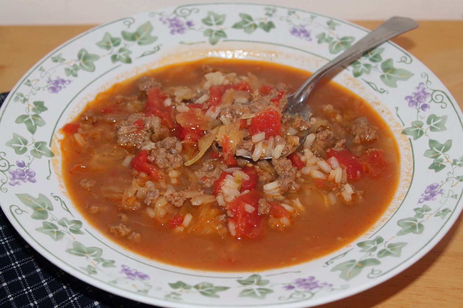 Savory Moments: Cabbage roll soup