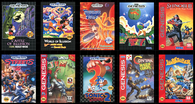 Sega Genesis Mini Games List