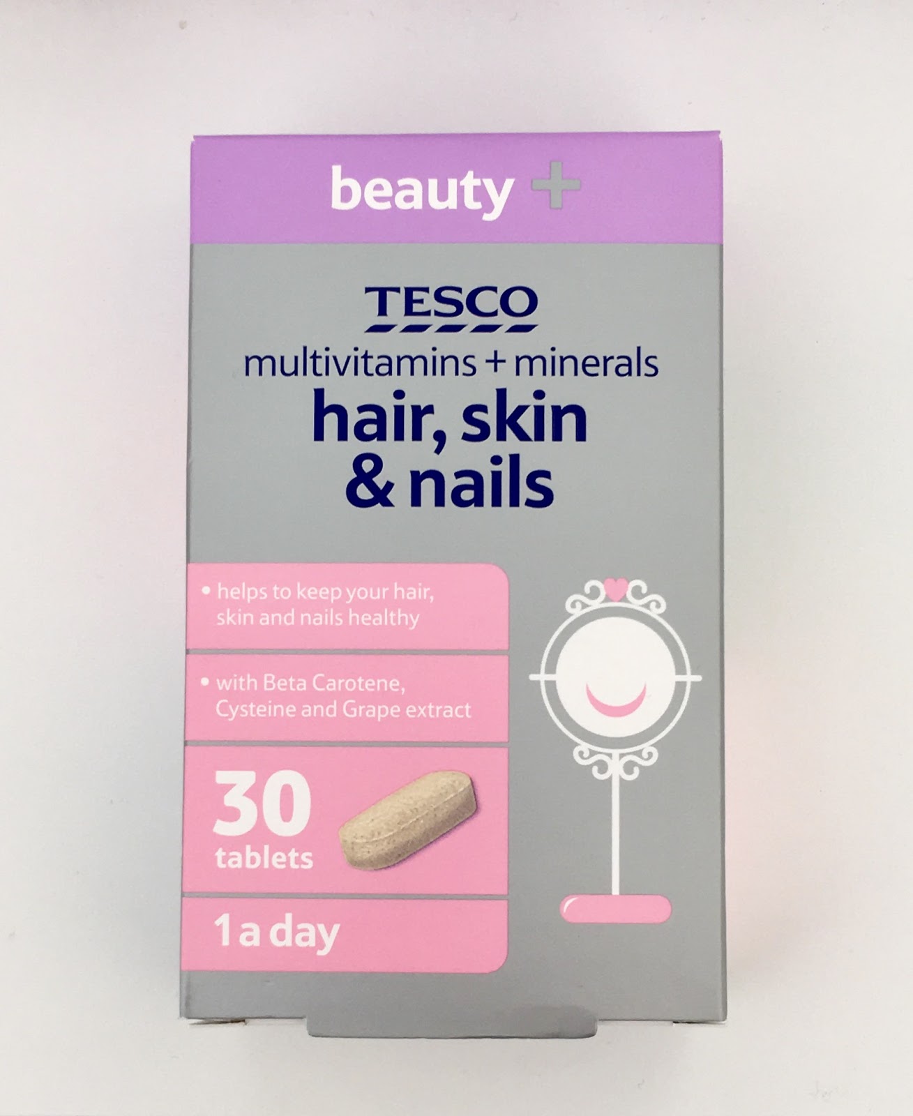 Painted by Pinky Beauty+ Tesco Hair Skin & Nails Multi Vitamins + Minerals