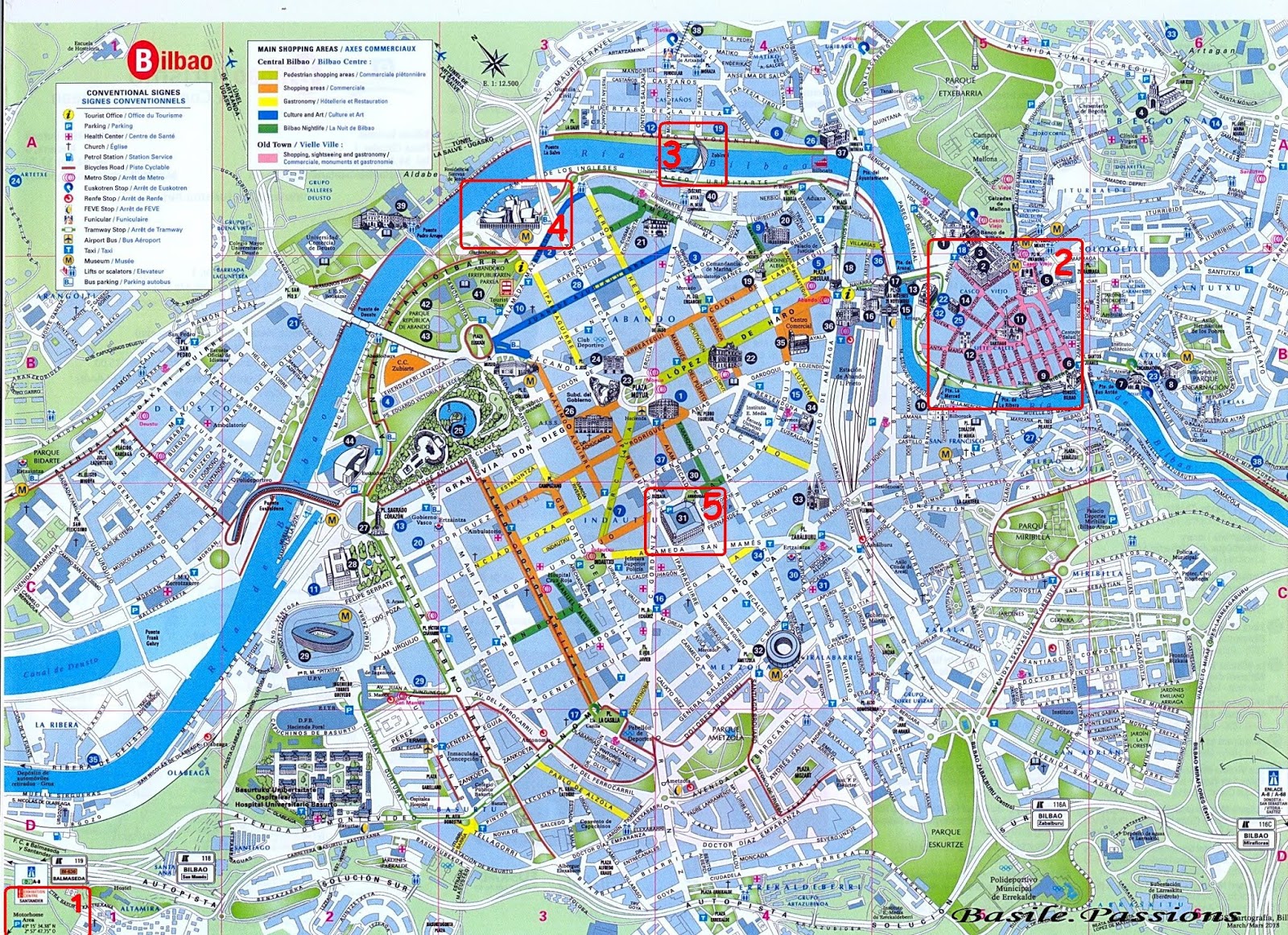 Plan de Bilbao Archives - Voyages - Cartes