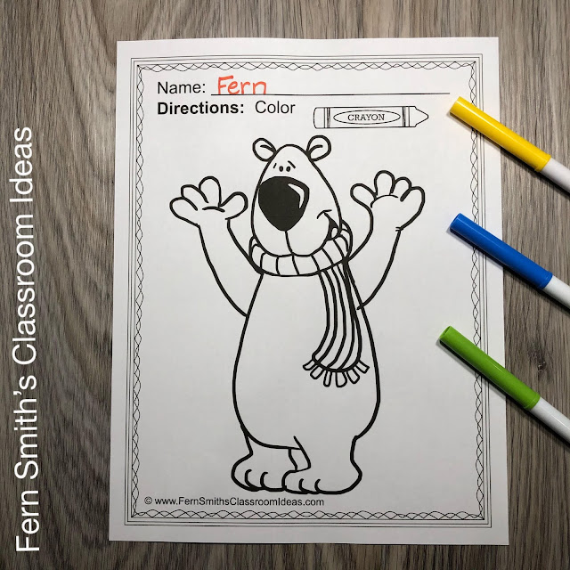 Winter Coloring Pages - 45 Pages of Winter Coloring Fun  #FernSmithsClassroomIdeas
