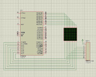 Scrolling Dot Matrix 8x8 ~ Berbagi Pengetahuan