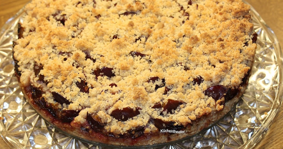 Küchentheater: Pflaumenkuchen mit Zimtstreuseln