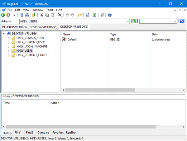 Logiciel RegCool Advanced Registry Editor