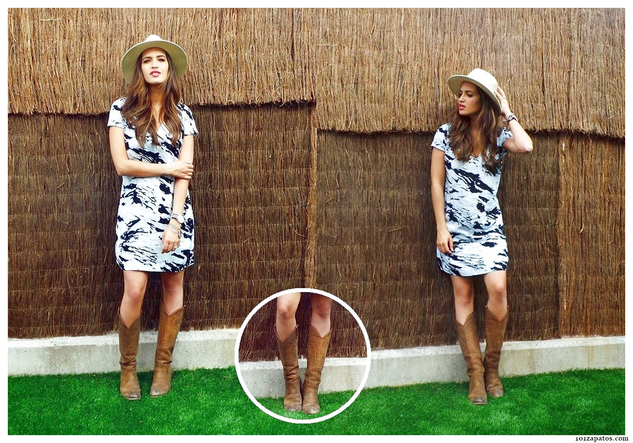 niñas con botas vaqueras