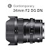 SIGMA - The all-new 24mm F2 DG DN Contemporary