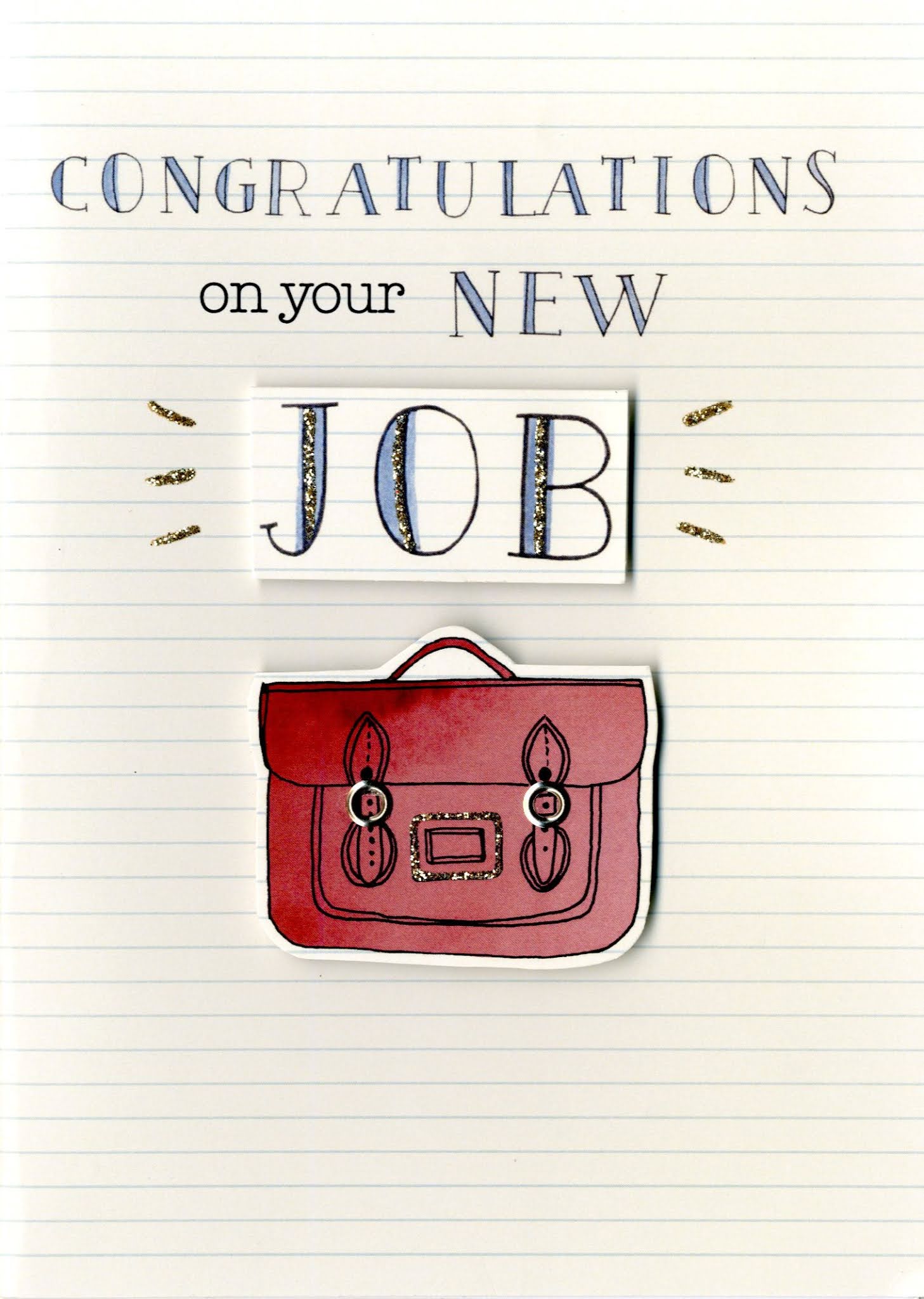 Congratulations New Job Cards Collage Template