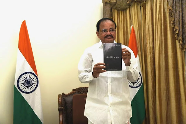 Vice President Venkaiah Naidu released the book Oh Mizoram