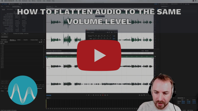Video: How to Flatten Audio to the Same Volume Level - Mike Russell
