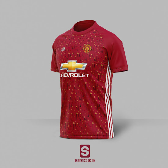 man utd home kit 2020