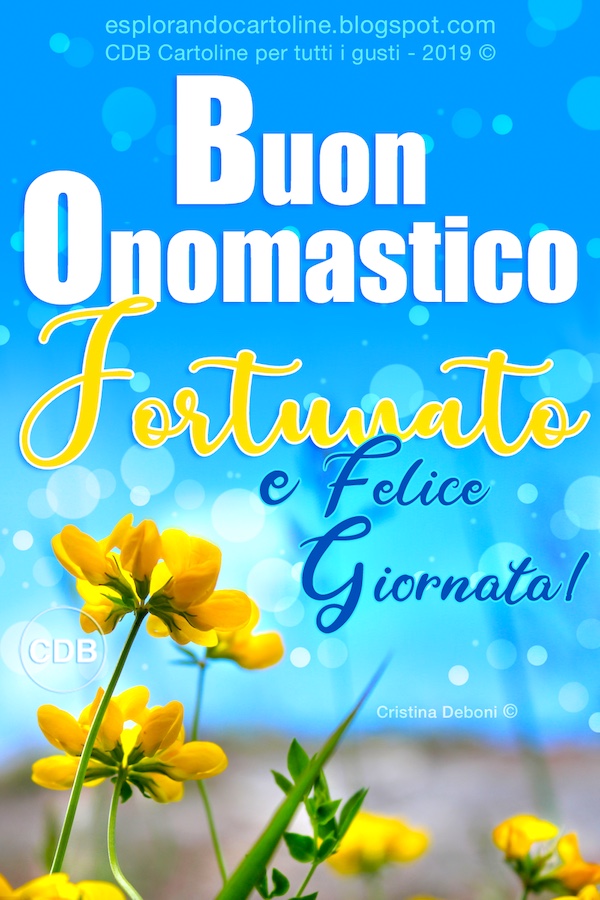 Esplorando Cartoline CDB Cartolina 🌿🌼🌼🌿 BUON ONOMASTICO ROSSELLA! E