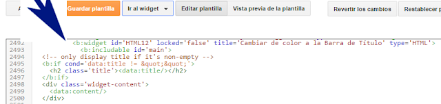 ¿Cómo cambiar de color la barra de títulos de cualquier widget de Blogger?