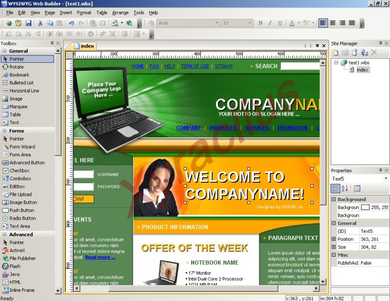 Wysiwyg web builder 8 5 1keygdjinn by senzati Wysiwyg web builder 8 5 1keygdjinn by senzati