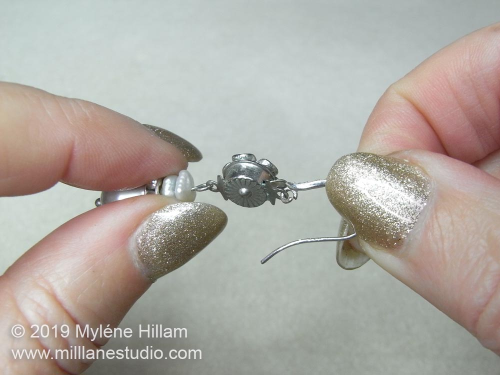 DIY Wedding Jewellery Lustrous Pearl and Crystal Earrings Mill Lane