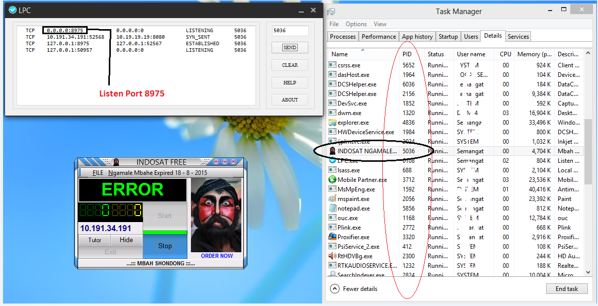Connection options. Listen com-ports. как настроить впн ultrasurf 21. 3proxy port listening. портчекер.