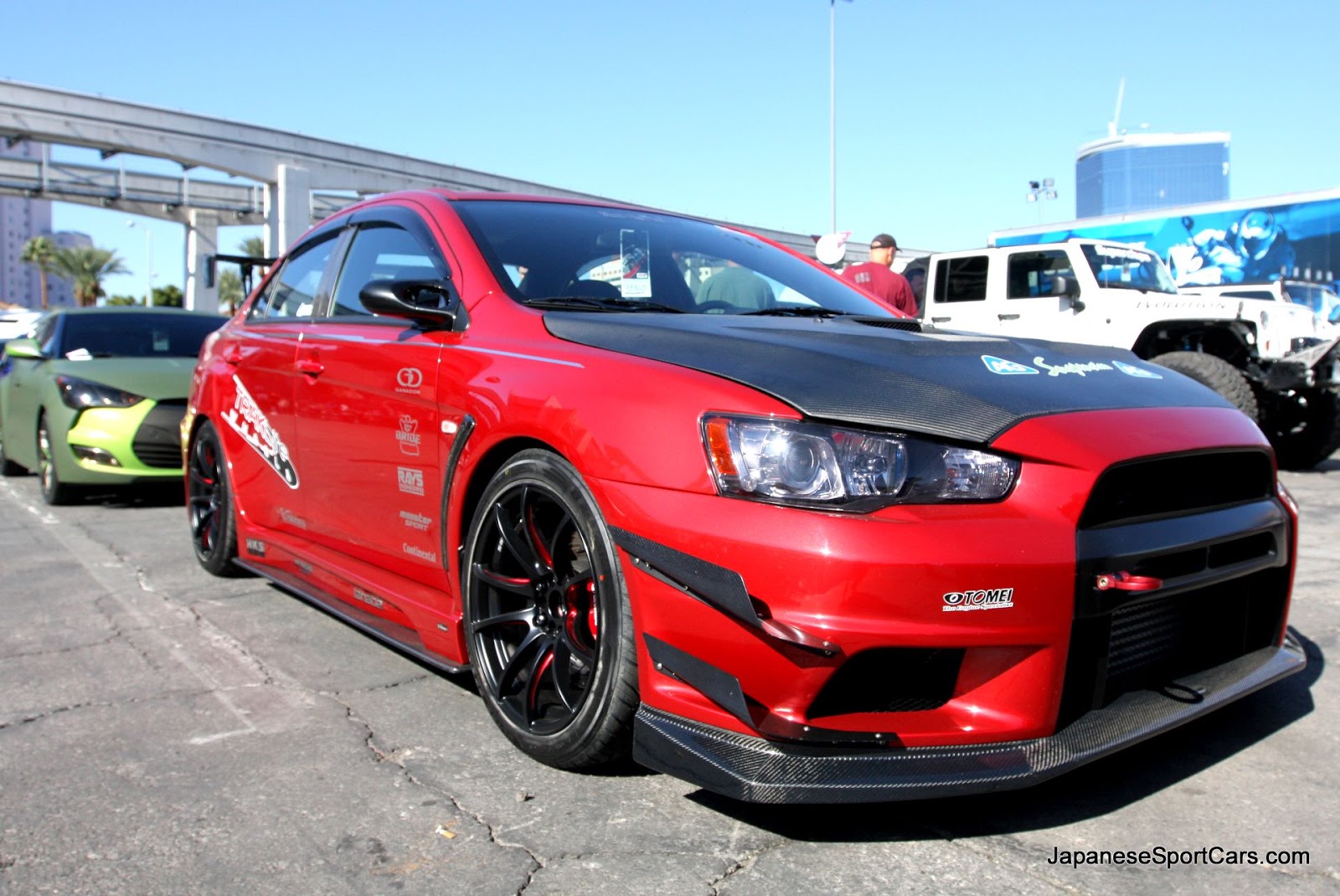 Tuned Mitsubishi Lancer Evo X Varis Car HD Wallpaper - Lights Of Paper