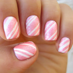 candy canes candyfloss nail cane nails