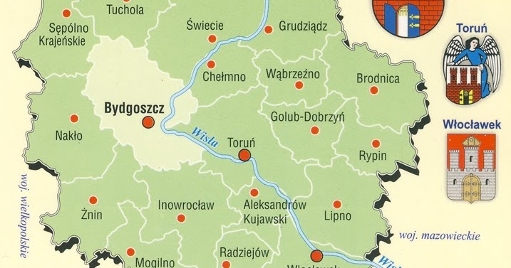 Poland on Postcards Województwo kujawskopomorskie / Kuyavian