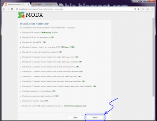Install MODX Revolution ( Revo ) 2.5.1 on Windows 7 localhost - opensource PHP CMS / CMF tutorial 21