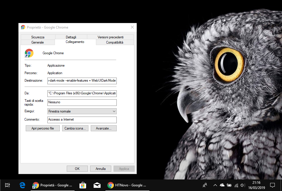 come-abilitare-chrome-in-dark-mode-su-windows-10