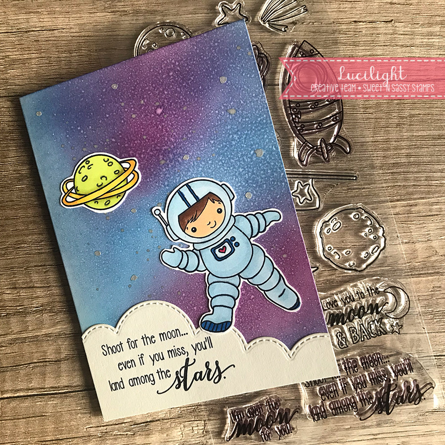 Sweet 'n Sassy Stamps: Shoot for the moon